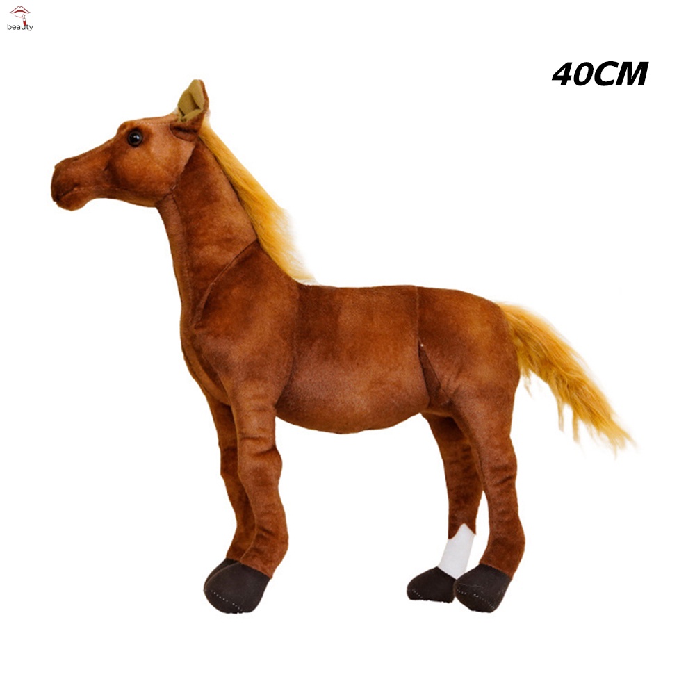 Thú Nhồi Bông Hình Con Ngựa Mềm Mại Kích Thước 11.8 Inch / 15.