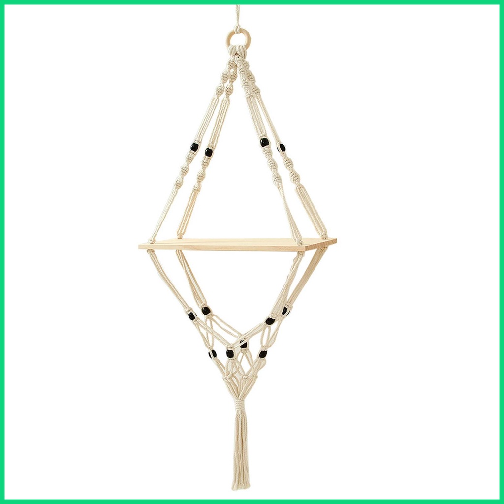 Khung Treo Chậu Cây Nổi Bằng Macrame Độc Đáo Trang Trí Phòng Ngủ Jiwvnjiwvn