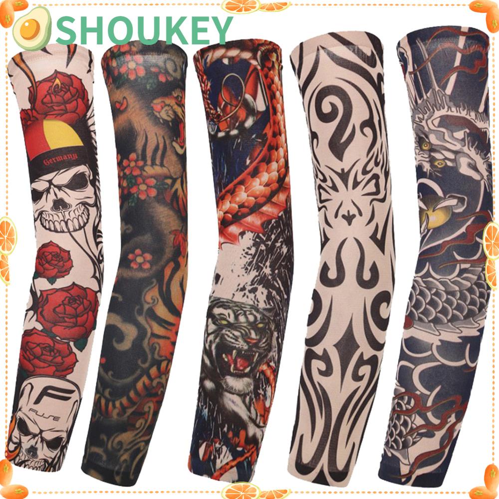 1 Ống Tay Áo Thể Thao Làm Mát Họa Tiết Hoa Mùa Hè Mới