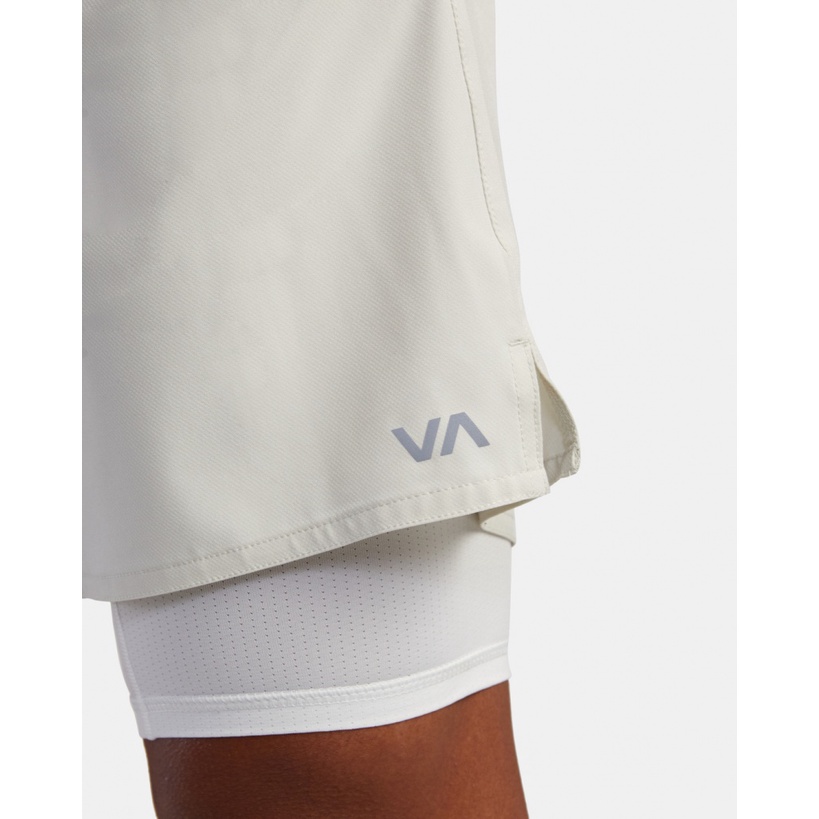 Quần Short Thể Thao Giả Hai Lớp Thoáng Khí Khô Nhanh Thời Trang Mùa Hè Cho Nam Và Nữ