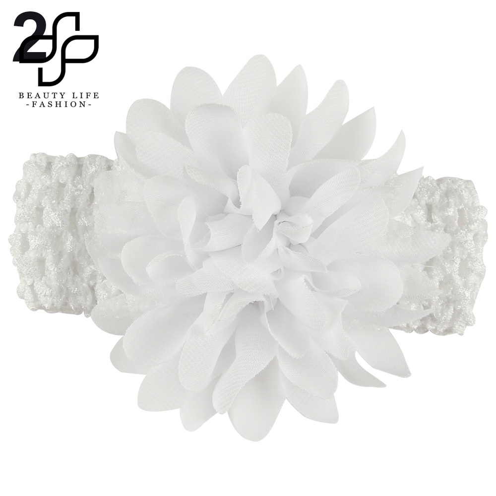 Băng Đô Voan Hoa Co Giãn Thời Trang Cho Bé Gái