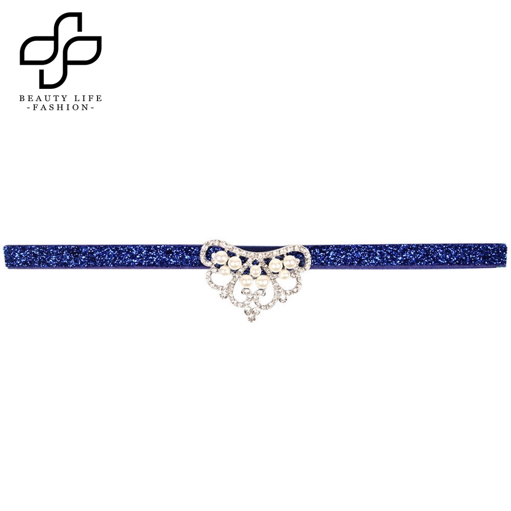 Băng Đô Cài Tóc Hình Vương Miện Lấp Lánh Dễ Thương Cho Bé Gái