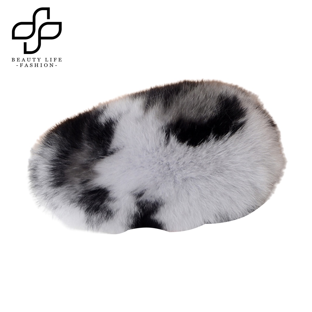 Kẹp Tóc Lông Giả Mềm Mại Thoải Mái Phong Cách Hàn Quốc Cho Nữ