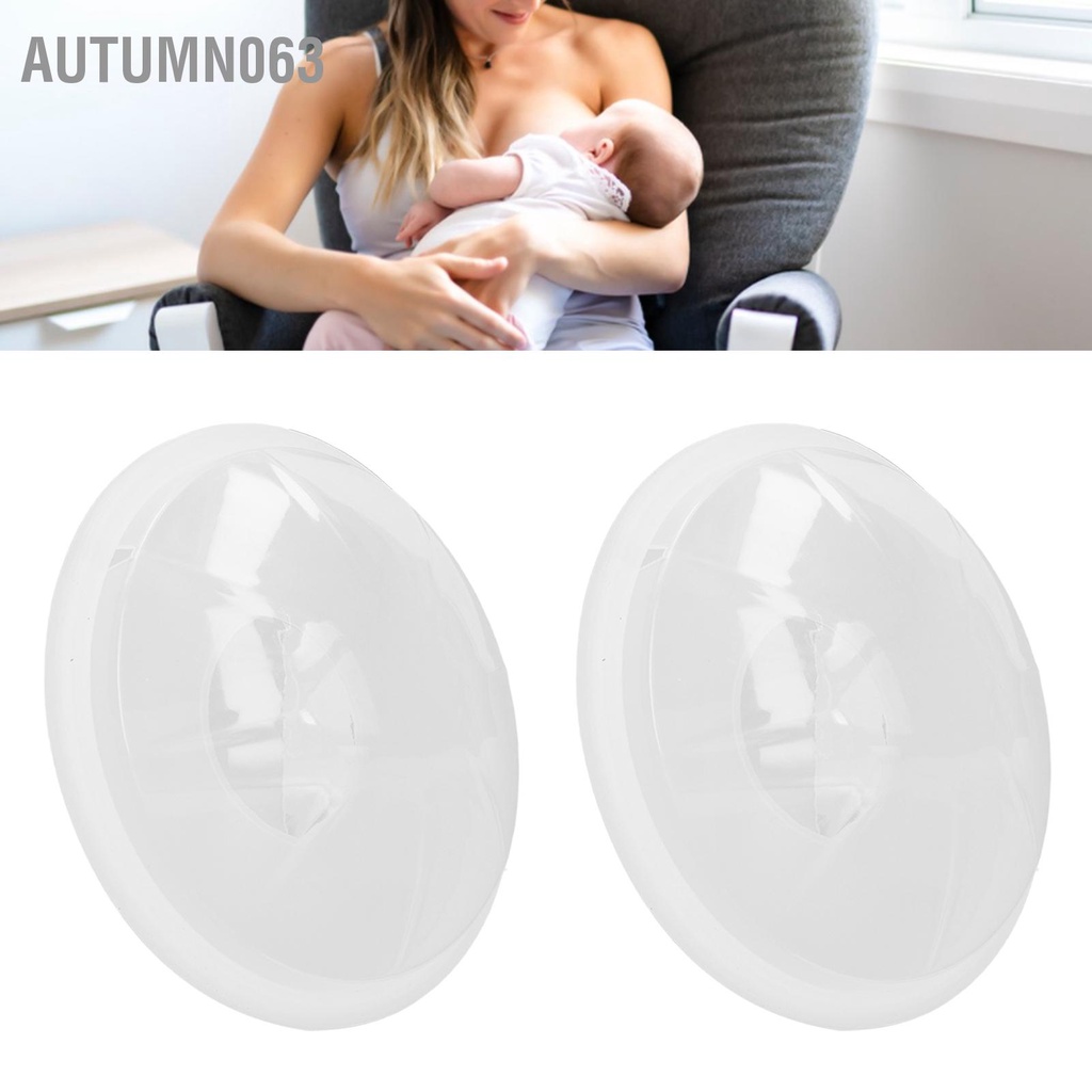 Autumn063 2 Chiếc Sữa Mẹ Thu Đeo Có Thể Tái Sử Dụng Thực Phẩm Cấp Điều Dưỡng Ly Thông Gió Tốt Ngực Vỏ
