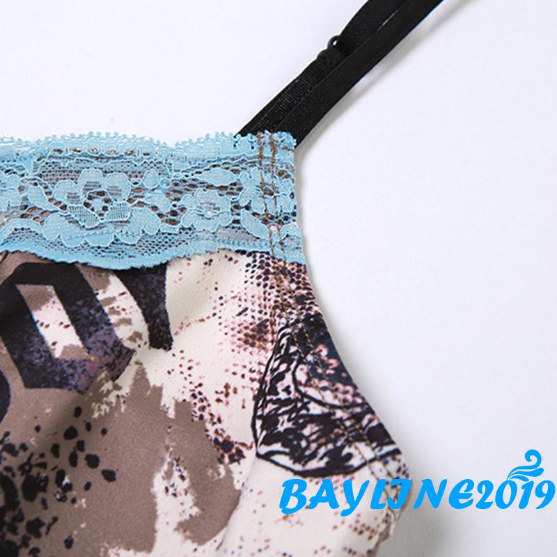 Áo Croptop Hai Dây Cổ Chữ V Phối Ren Gợi Cảm Cho Nữ