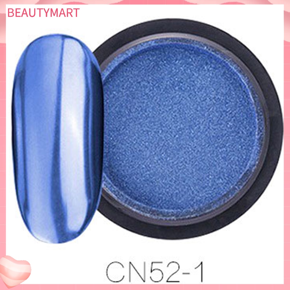 Bột Chrome Tráng Gương 12 Màu Siêu Mỏng Tạo Hiệu Ứng Trang Trí Móng Nghệ Thuật