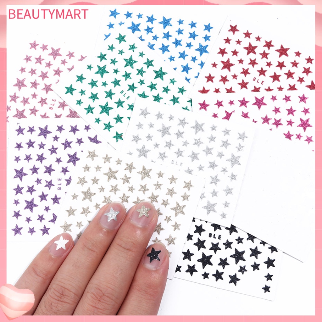 Miếng Dán Trang Trí Móng Tay 3D Lấp Lánh Dành Cho Nữ