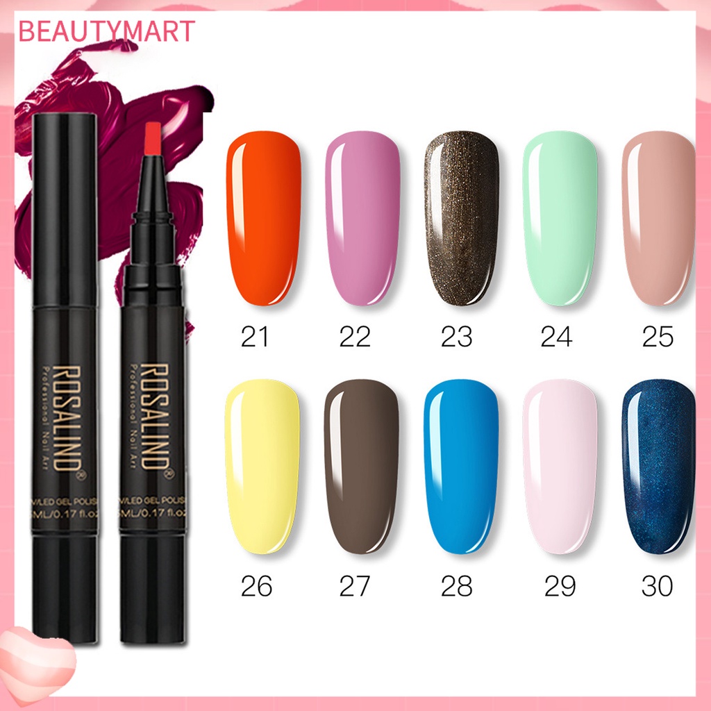 Sơn Móng Tay 5ml Dạng Bút Bán Vĩnh Viễn Không Gây Kích Ứng Nhiều Màu Sắc Để Lựa Chọn