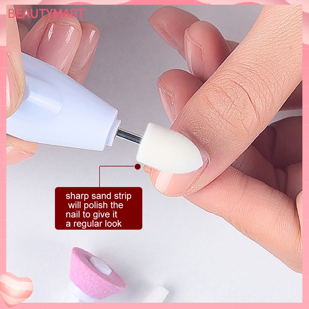 Máy Đánh Bóng Móng Tay Kèm 5 Mũi Mài Chuyên Dụng