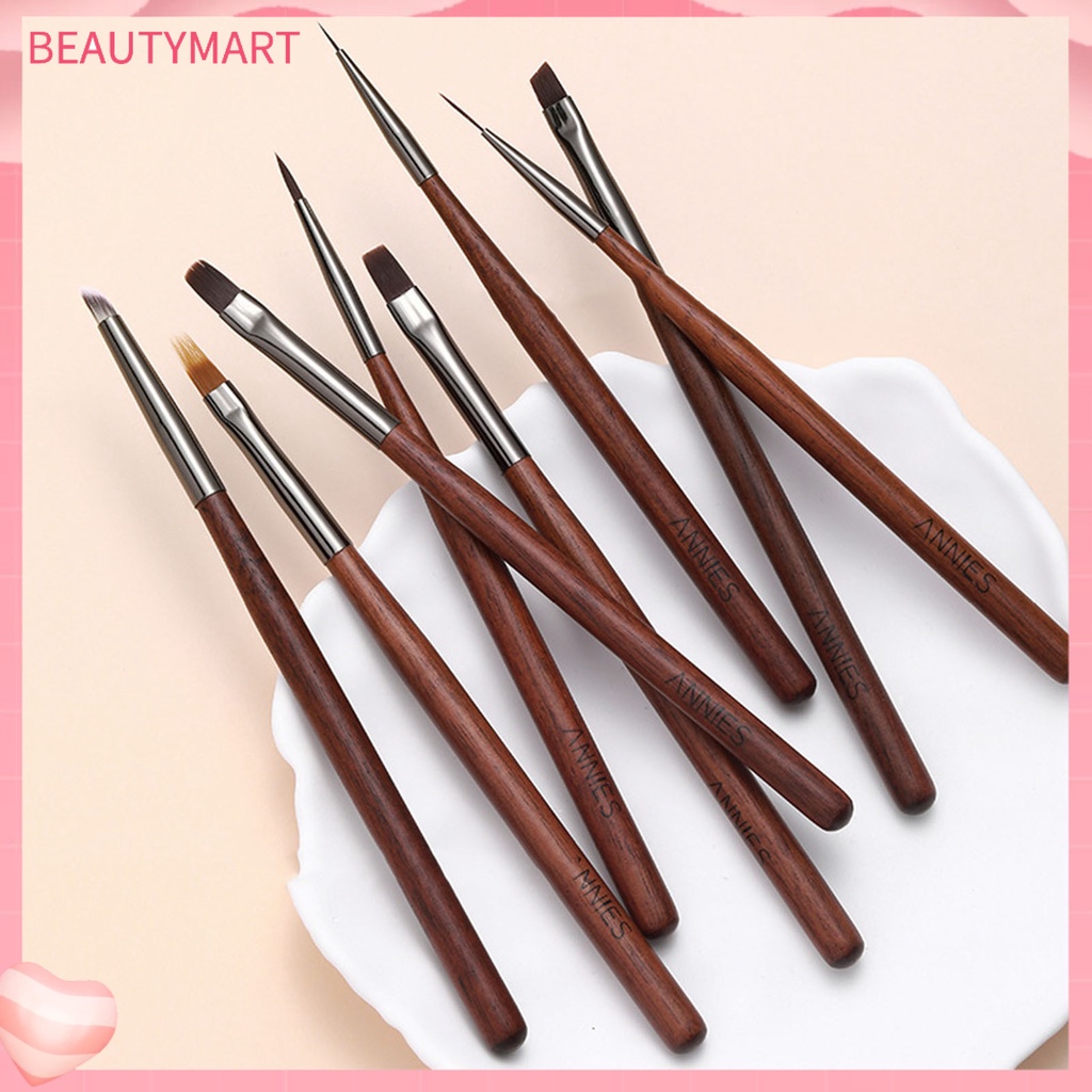 Cọ Vẽ Móng Tay Đầu Mềm Không Phai Màu Có Thể Tái Sử Dụng