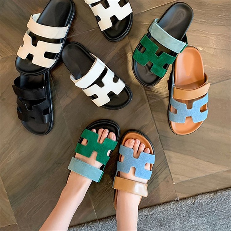 Sandal Quai Dán Đế Xuồng Dày Phong Cách Mới Cho Nữ