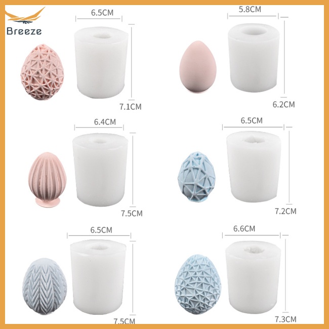 Khuôn Silicone Tạo Hình Trứng Phục Sinh 3d Diy Có Thể Tái Sử Dụng