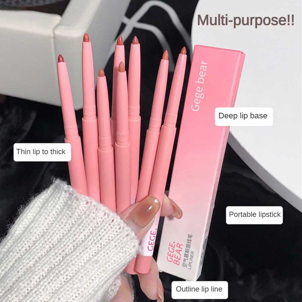 Gege Bear Air Mousse Lip Liner Matte Soft Mist Lipliner Phác Thảo Toàn Bộ Hình Dạng Môi Sexy Nude PK Son23 .