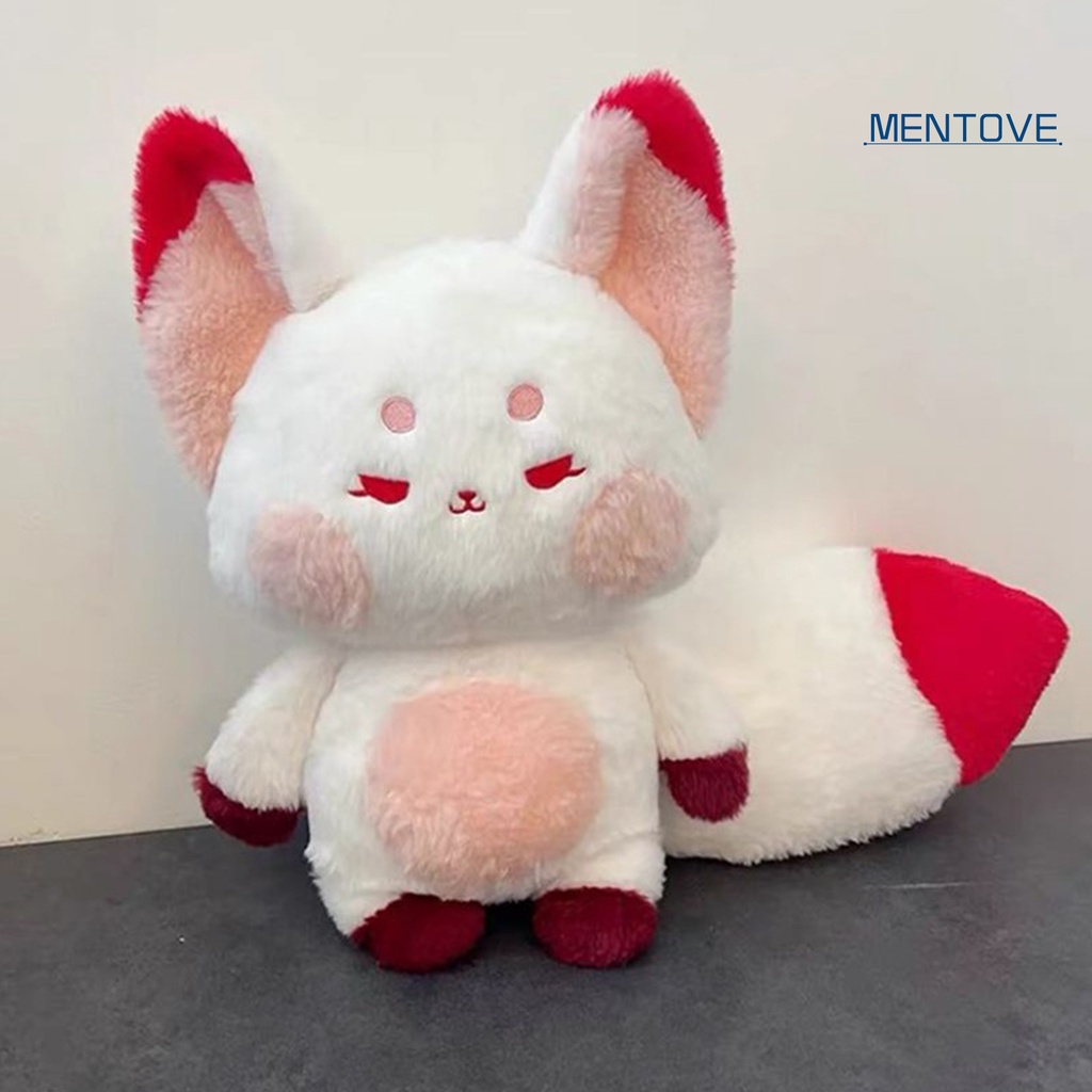 Thú Nhồi Bông Hình Cáo Đuôi To 60 / 100cm Bằng Cotton PP Mềm Mại Làm Quà Sinh Nhật Cho Bé