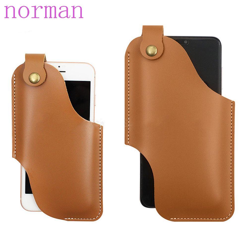 Túi Da PU Đeo Hông Đựng Điện Thoại Tiện Dụng Cho Nam