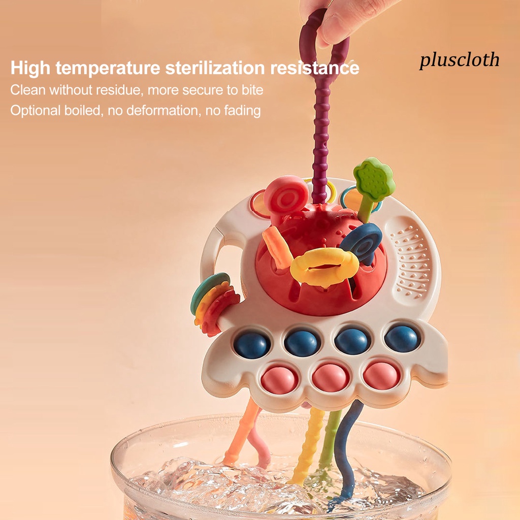 Đồ Chơi Chú Cua Bằng Silicon Mềm Chịu Nhiệt Độ Cao Vui Nhộn Cho Bé