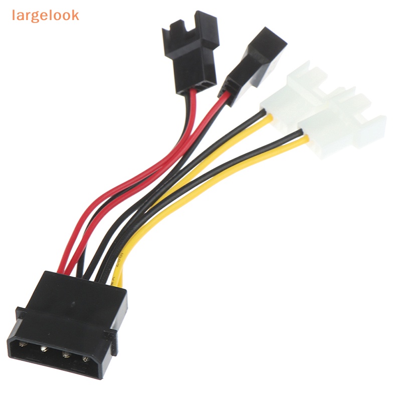 1 Cáp Chuyển Đổi 4Pin Sang 3Pin 12v * 2 / 5v * 2 Cho Quạt Tản Nhiệt CPU Máy Tính
