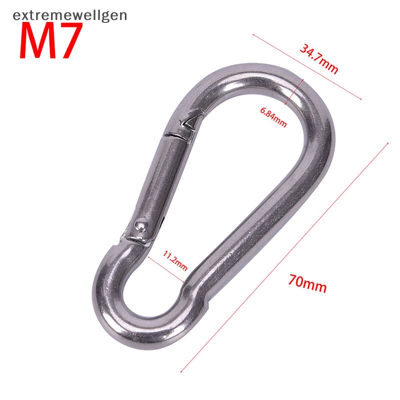 Móc Khóa Carabiner Bằng Thép Không Gỉ 304 Nhanh Chóng