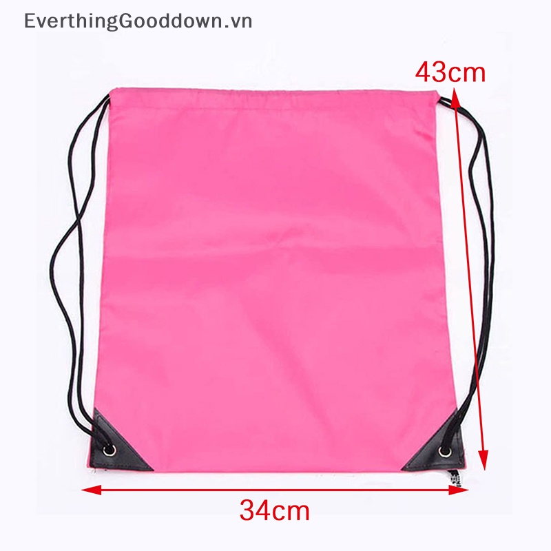 Everthinggooddown Ba Lô Thể Thao Dây Rút Chống Thấm Nước Có Thể Gấp Lại Cho Nam Nữ Đi Bơi / Tập Gym / Cắm