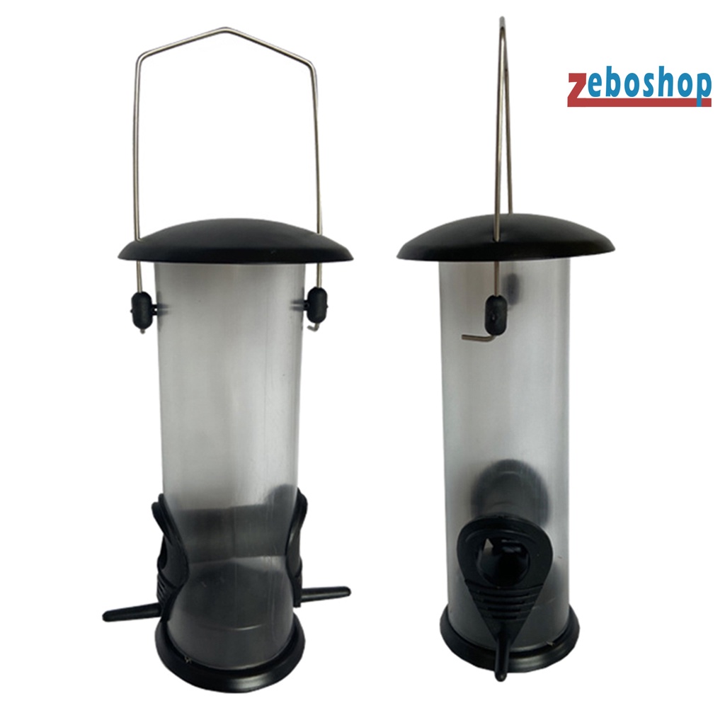 Hộp Đựng Thức Ăn Tự Động Cho Chim Có Móc Treo Tiện Dụng