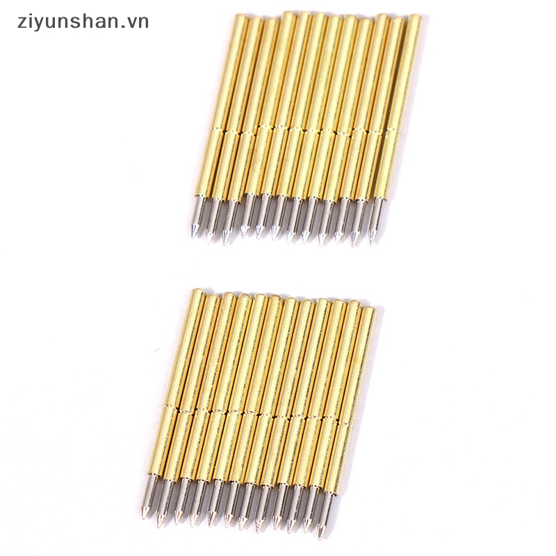 Ziyunshan 100 cái đường kính 1,02mm chiều dài 15,85mm đầu dò kiểm tra lò xo pogo pin tool p75-b1 vn