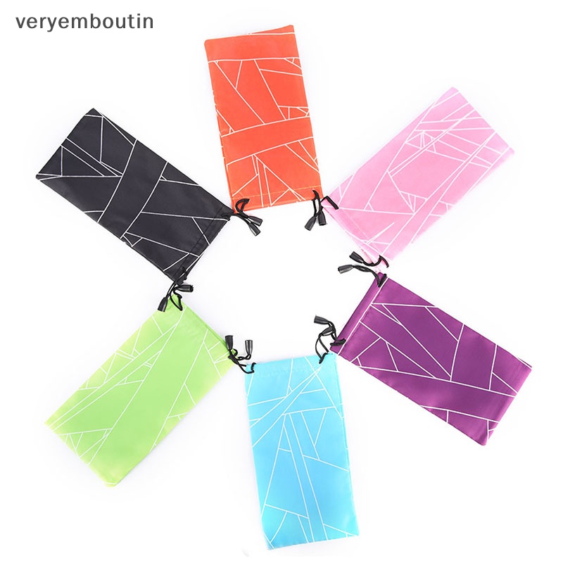 Bộ 5 Túi Đựng Mắt Kính Bằng Vải Mềm Màu Ngẫu Nhiên