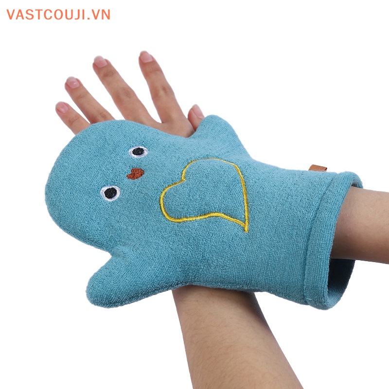 Găng tay đi tắm Mềm Mại Hình Chim Cánh Cụt Đáng Yêu Cho Bé