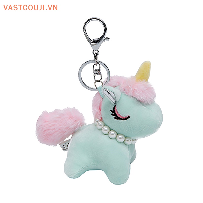 Móc Khóa Kỳ Lân Nhồi Bông Nhiều Màu Dễ Thương