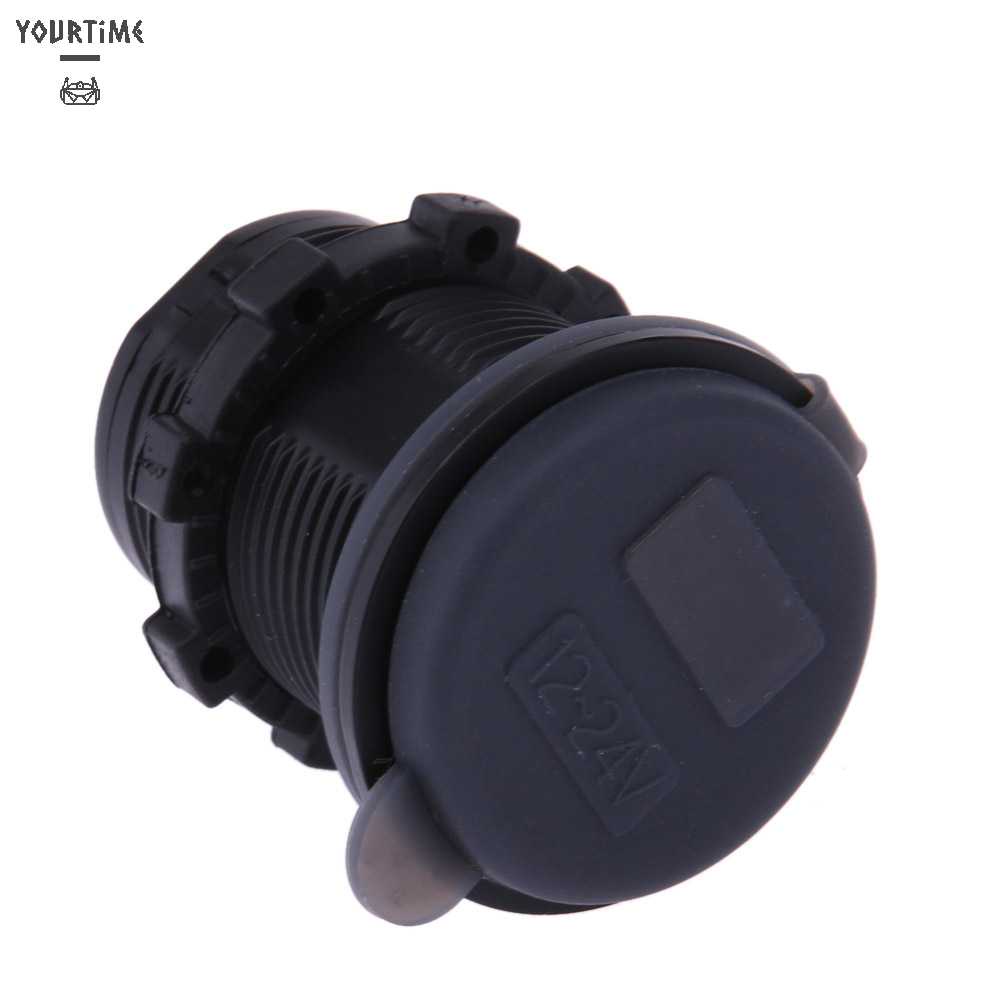 Thiết Bị Sạc Điện Thoại USB 12V Màn Hình LED Hiển Thị Vôn Kế Hai Trong Một Cho Xe Hơi