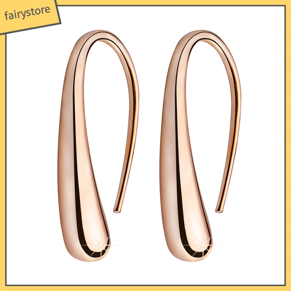 Bông Tai Hình Giọt Nước Bằng Hợp Kim Thời Trang Dành Cho Nữ