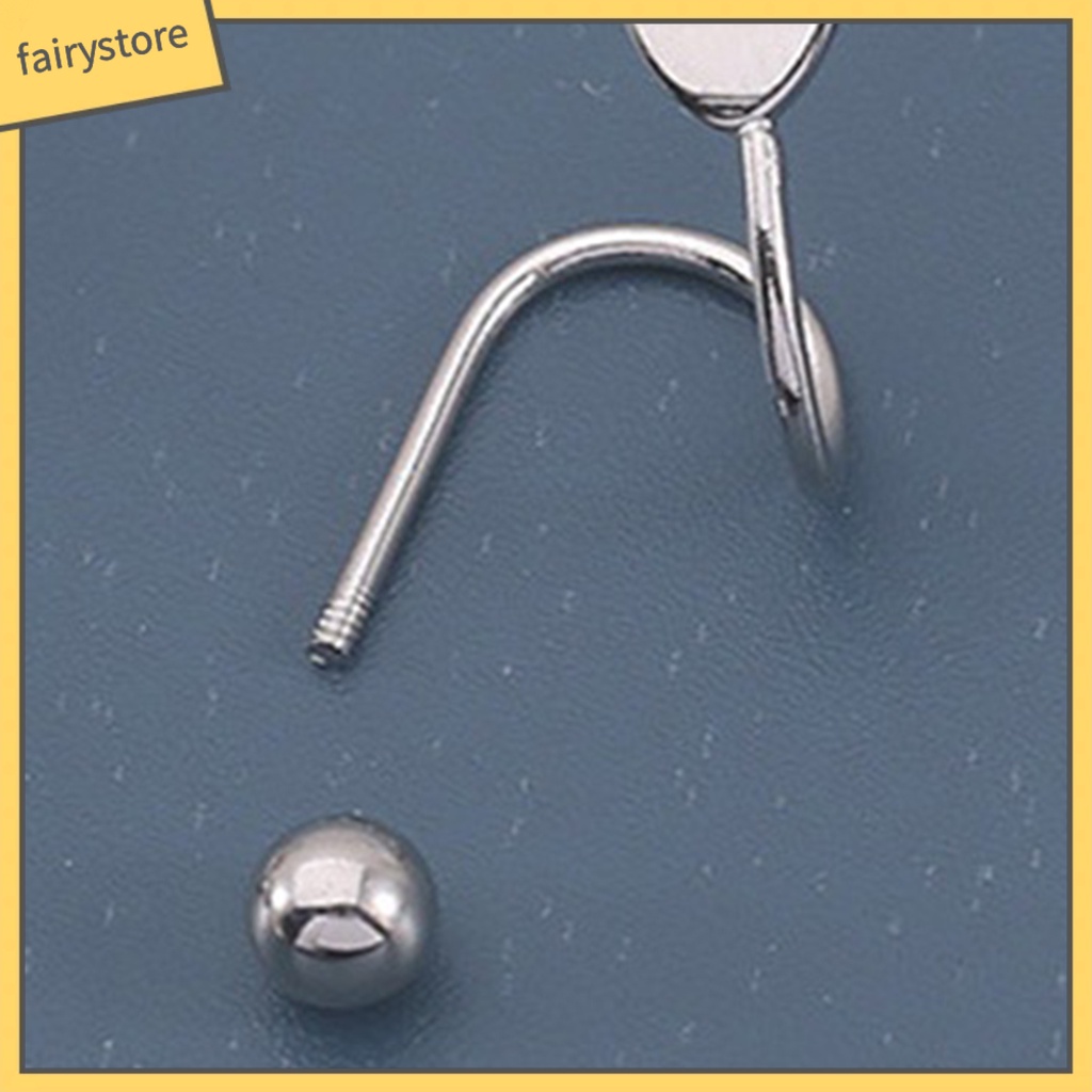 1 Đôi Bông Tai Hình Trái Tim Lấp Lánh Dành Cho Nữ