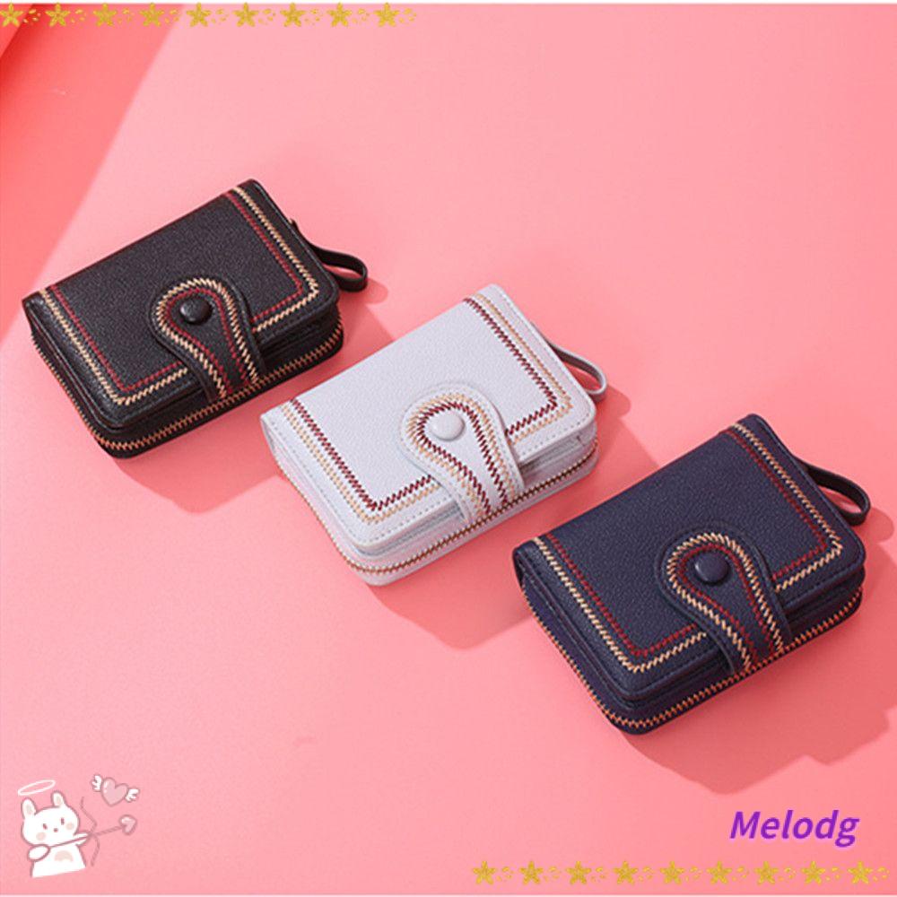 Ví Da Nhỏ Gọn Có Khóa Kéo Dùng Đựng Điện Thoại / Thẻ