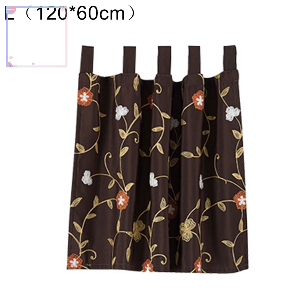 Rèm Cửa Sổ Ngắn In Hoa Trang Trí Nhà Bếp