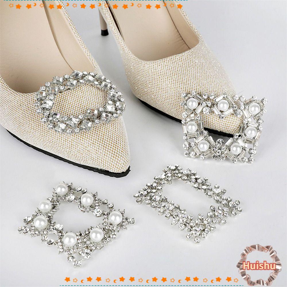 1 Cặp Kẹp Kim Loại Cố Định Giày Cao GótKẹp Tóc Trang Trí Lấp Lánh