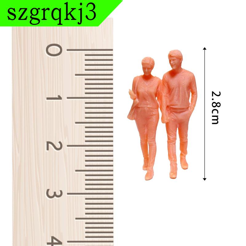 Mô Hình Cặp Đôi Chất Liệu Resin Không Sơn Tỉ Lệ 1 / 64 szgrqkj3 1 / 64