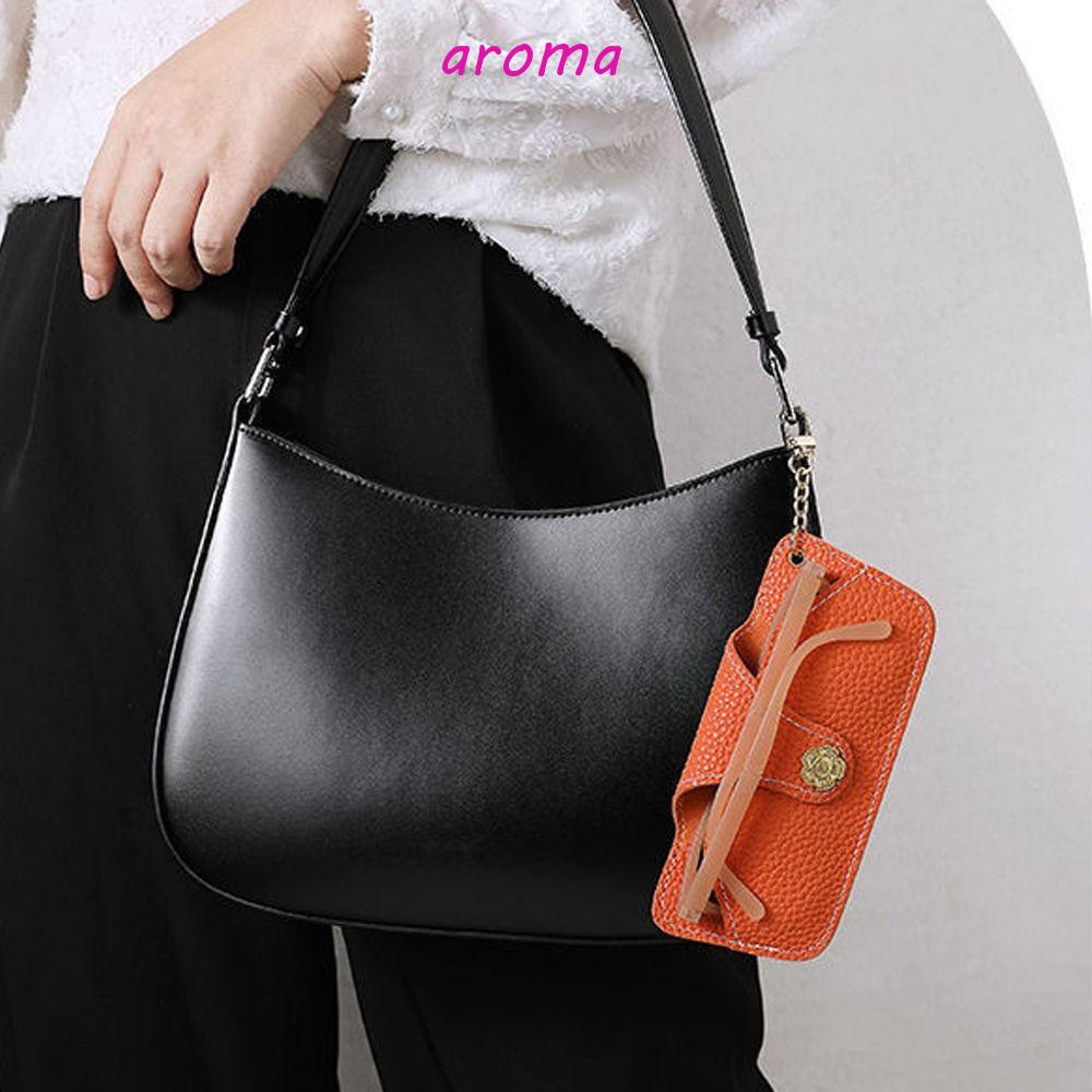 Hộp Bảo Vệ Mắt Kính Chống Thấm Nước Mềm Mại Hình Hoa Trà Kèm Móc Khóa Tiện Dụng Cho Nữ