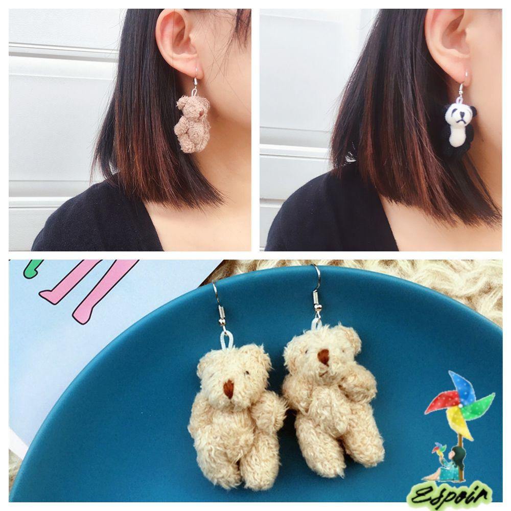 1 Đôi Bông Tai Hình Thú Hoạt Hình Đáng Yêu Dành Cho Nữ