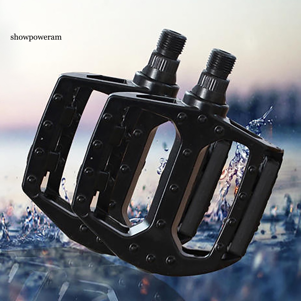 1 Cặp Bàn Đạp Hợp Kim Nhôm Chống Trượt Kèm Dải Phản Quang Cho Xe Đạp