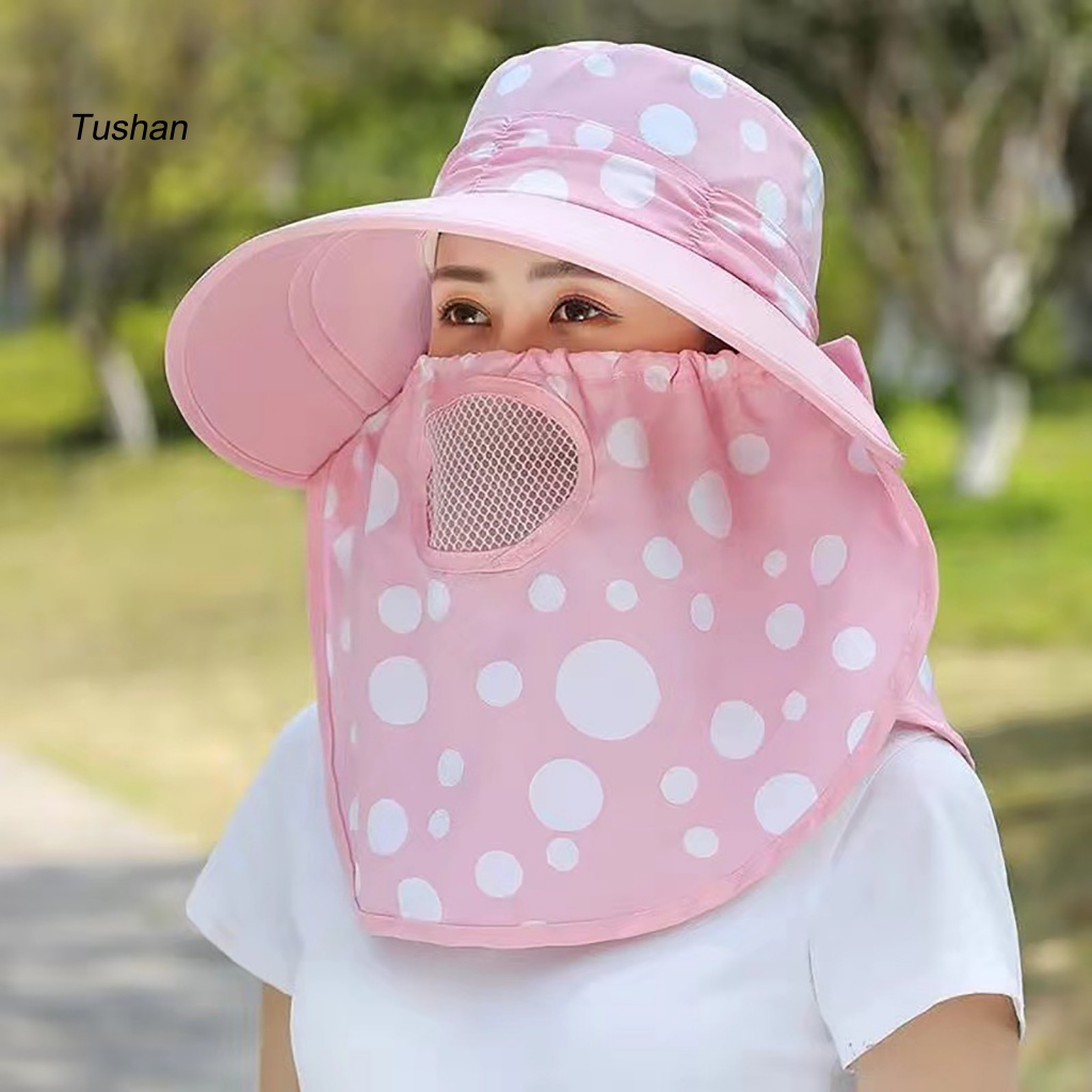 Mũ Rộng Vành Chống Nắng Chất Liệu Cotton Có Thể Gấp Gọn Thời Trang Đi Biển Cho Nữ