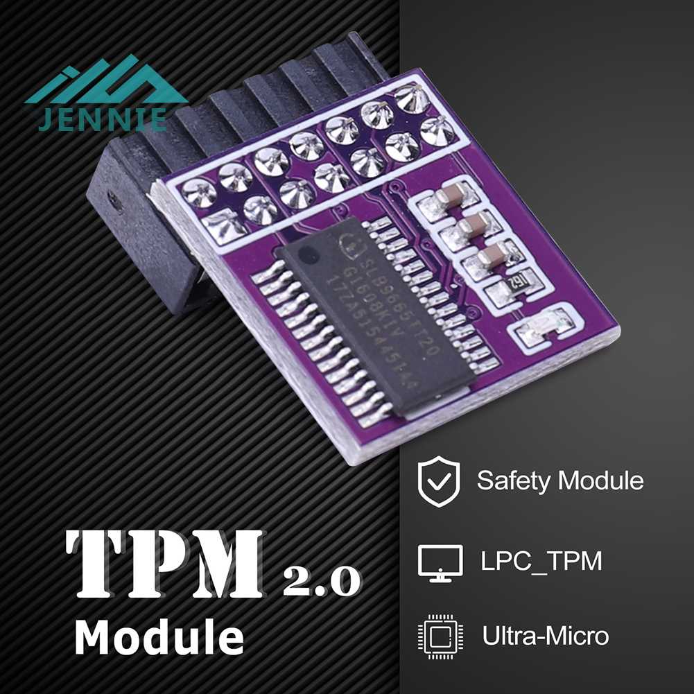 Mô Đun An Ninh Mã Hóa TPM 2.0 Phiên Bản 2.0 14Pin Gọn Nhẹ