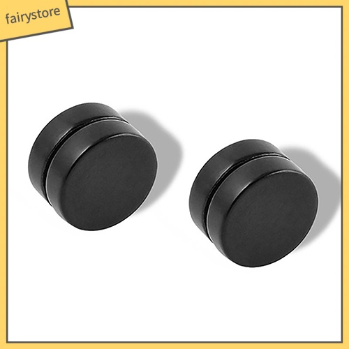 1 Đôi Bông Tai Tròn Không Xỏ Lỗ Dành Cho Nam