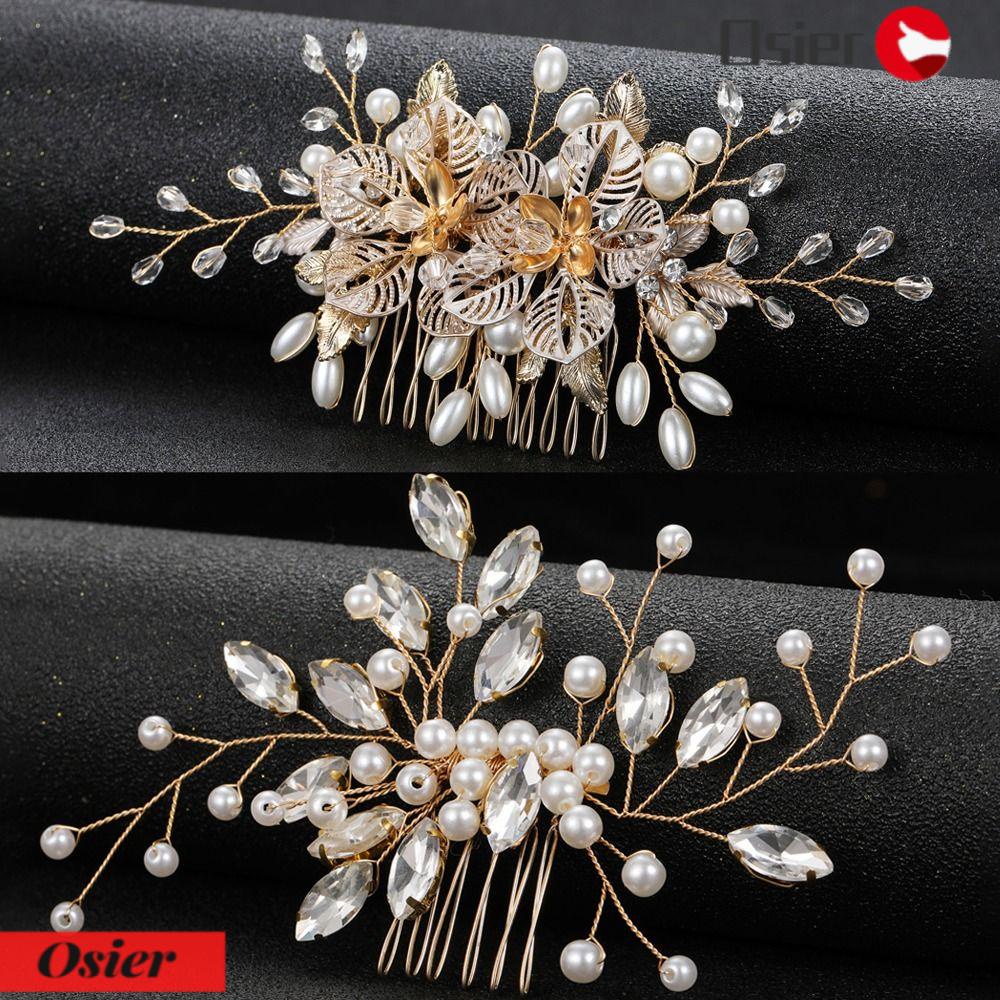 Lược Cài Tóc 1 Đầu Phụ Kiện Đám Cưới Cho Nữ|Kẹp Tóc Màu Sắc Thời Trang Cho Phù Dâu