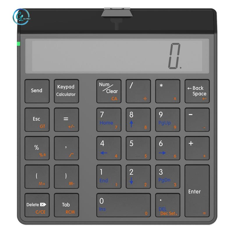 Bàn Phím Số 4.0 Bluetooth 2 Trong 1 Màu Đen Có Chức Năng Tính Toán