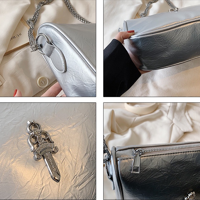 Túi Đeo Chéo Chuỗi Xích Phong Cách Mùa Hè Thời Trang Mới 2023 Cho Nữ HZFTR1753