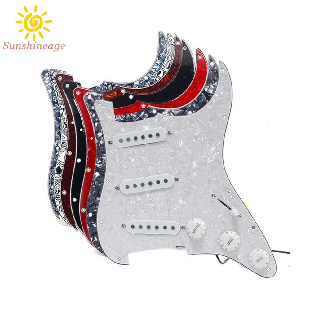 Lõi Đơn SSS Bảo Vệ Cho Đàn Guitar Điện ST Pickguard 3 Ply Mới