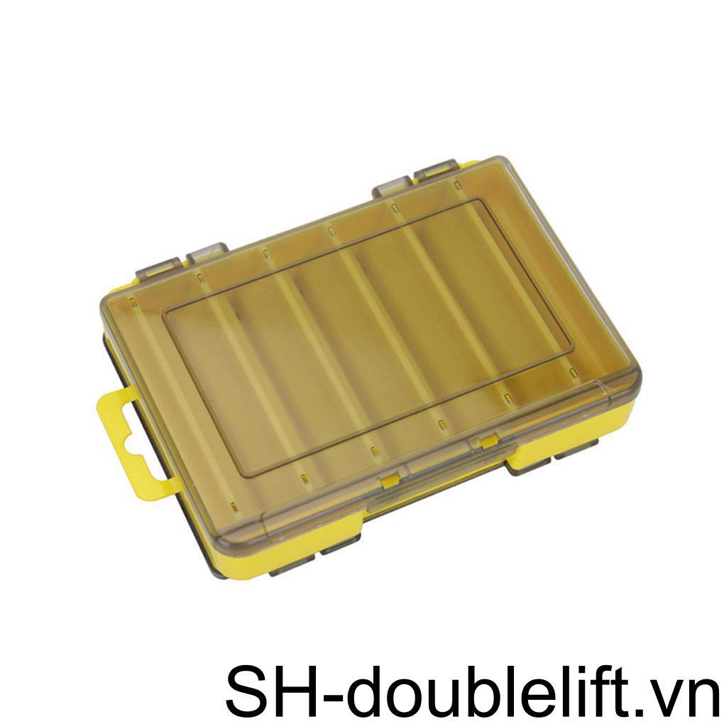 Hộp Đựng Móc Câu Cá Bằng Nhựa Hai Mặt Cỡ Lớn Chống Thấm Nước