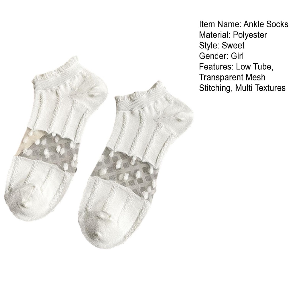 1 Đôi Vớ Thuyền Ngắn Màu Trơn Mau Khô Thời Trang Mùa Hè Cho Học Sinh Nữ mxittany.mx