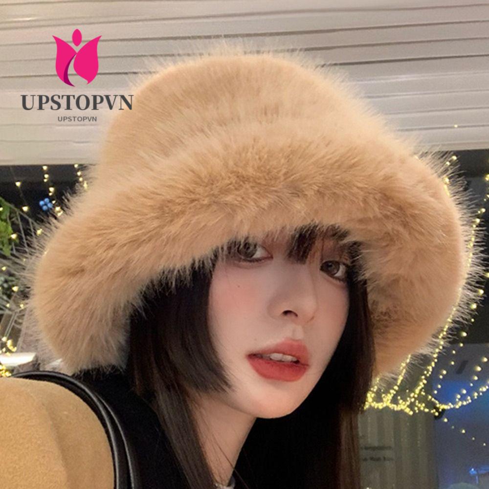 Nón Tai Bèo Giả Lông Thú Ấm Áp Xinh Xắn