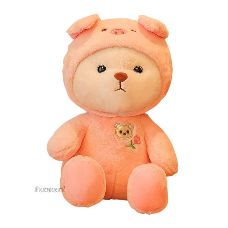 Thú Nhồi Bông Hình Động Vật Mềm Mại Dễ Thương Làm Quà Tặng Sinh Nhật Cho Người Lớn Và Trẻ Em Fenteer1