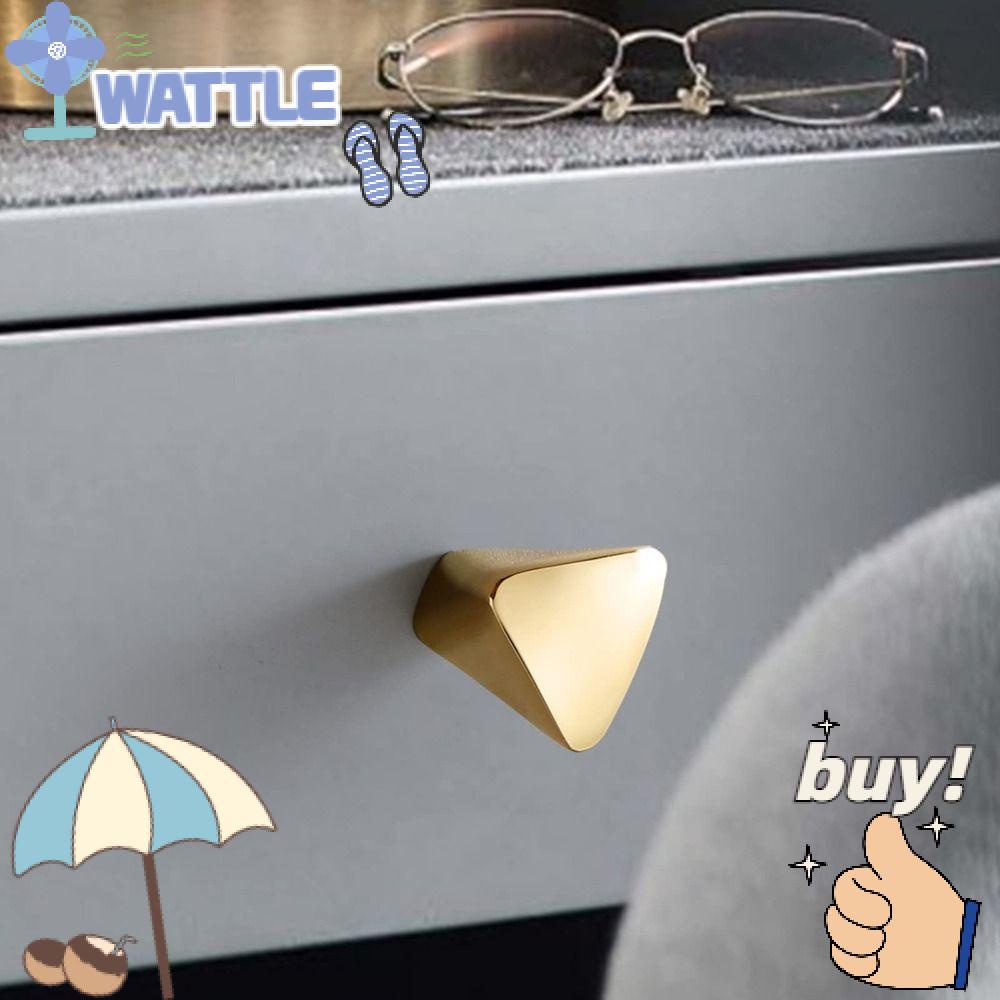 Tay Nắm Cửa Tủ Bếp WTTLE|Tay Cầm Cứng Hình Tam Giác Bằng Đồng Thau Chất Lượng Cao